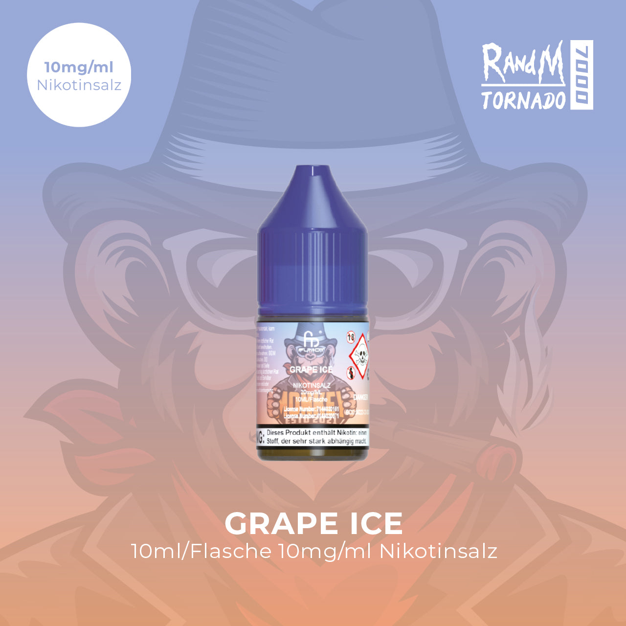 RandM Tornado 10mg-Grape-Ice