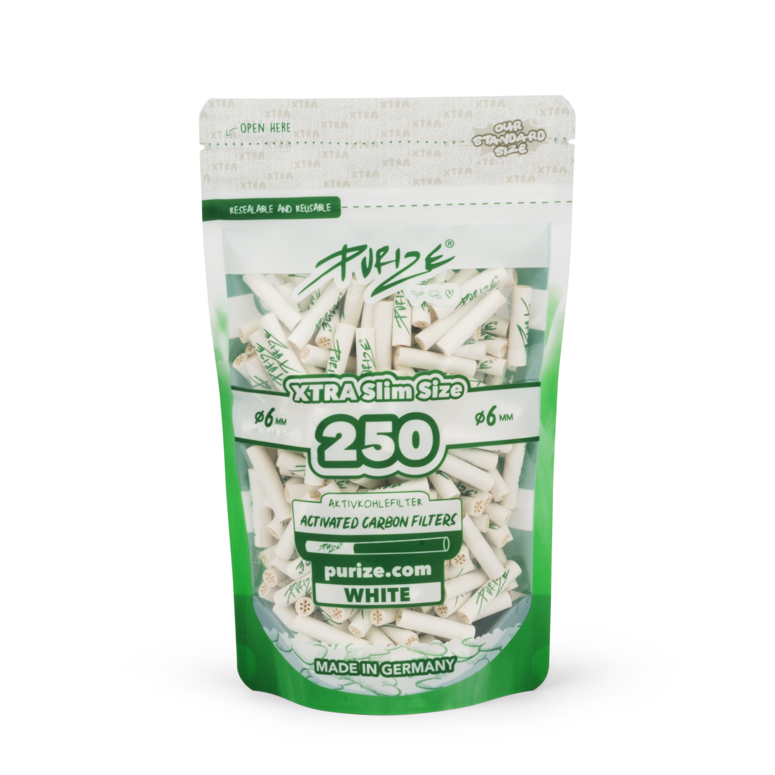 PURIZE® Standbeutel 250 XTRA Slim Size