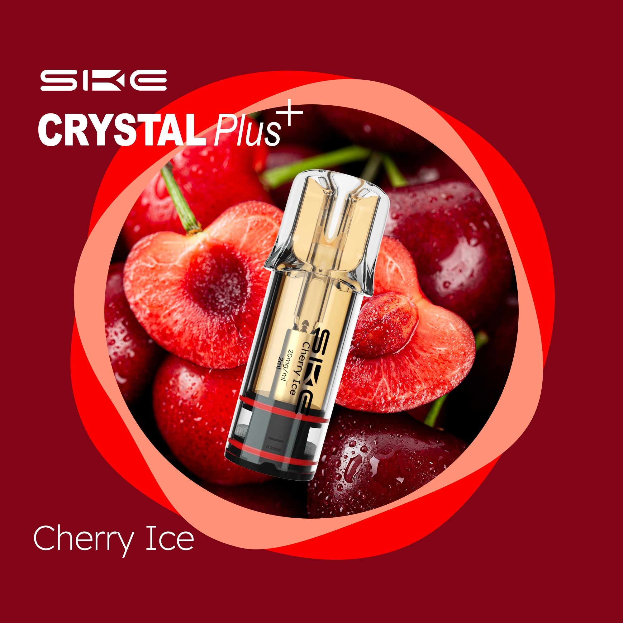 SKE Crystal Plus Pods Cherry Ice