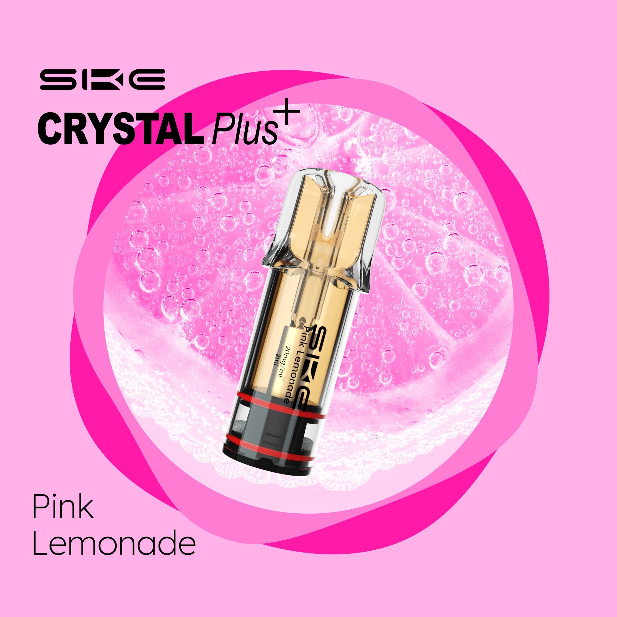 SKE Crystal Plus Pods Pink Lemonade