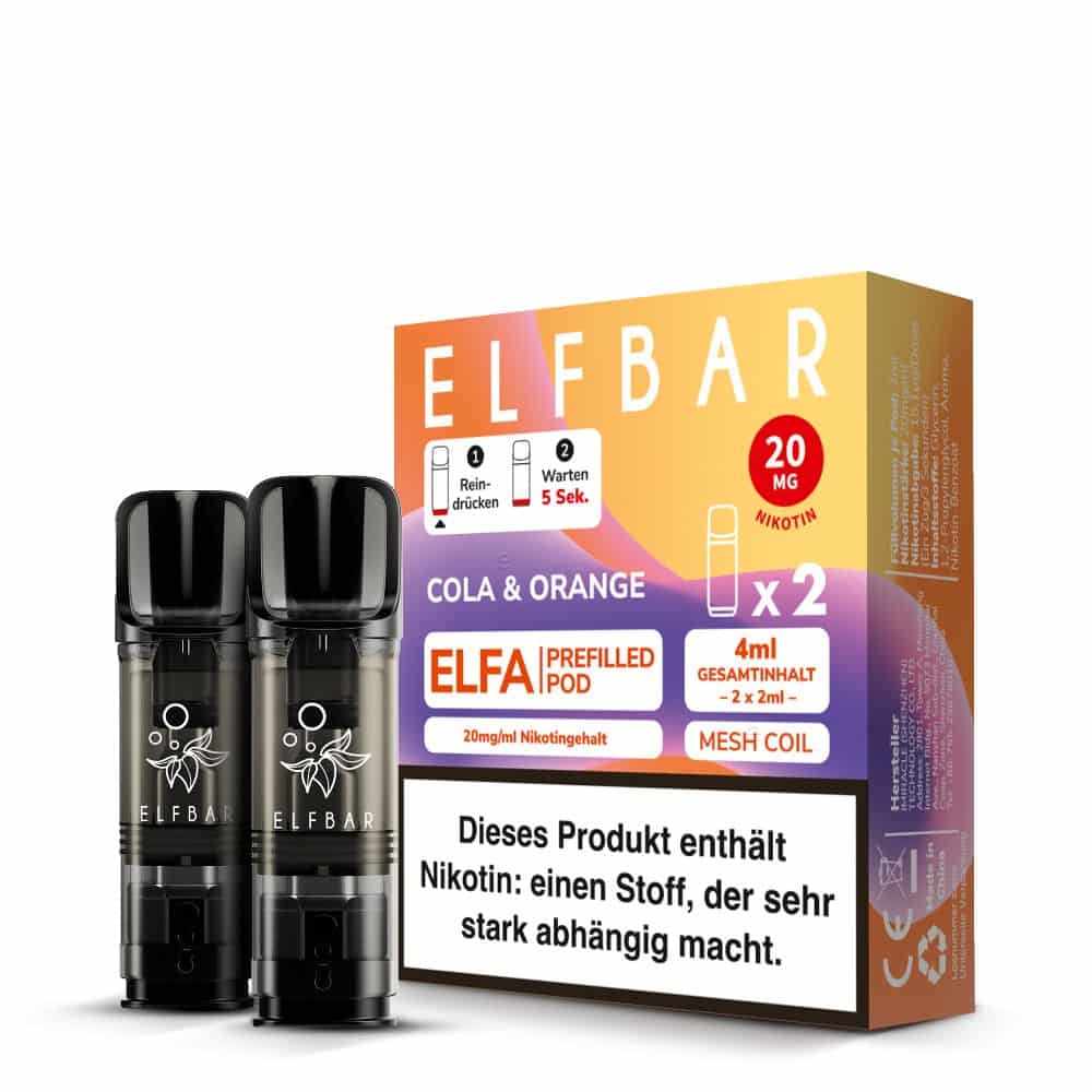 Elfbar Elfa Pods Cola Orange 20mg