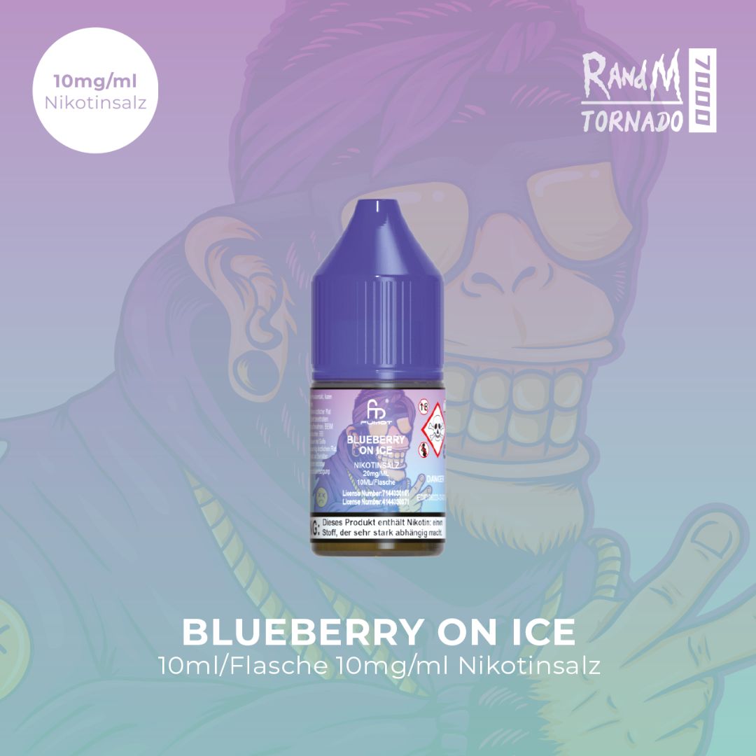 RandM Tornado 10mg-Blueberry-on-Ice
