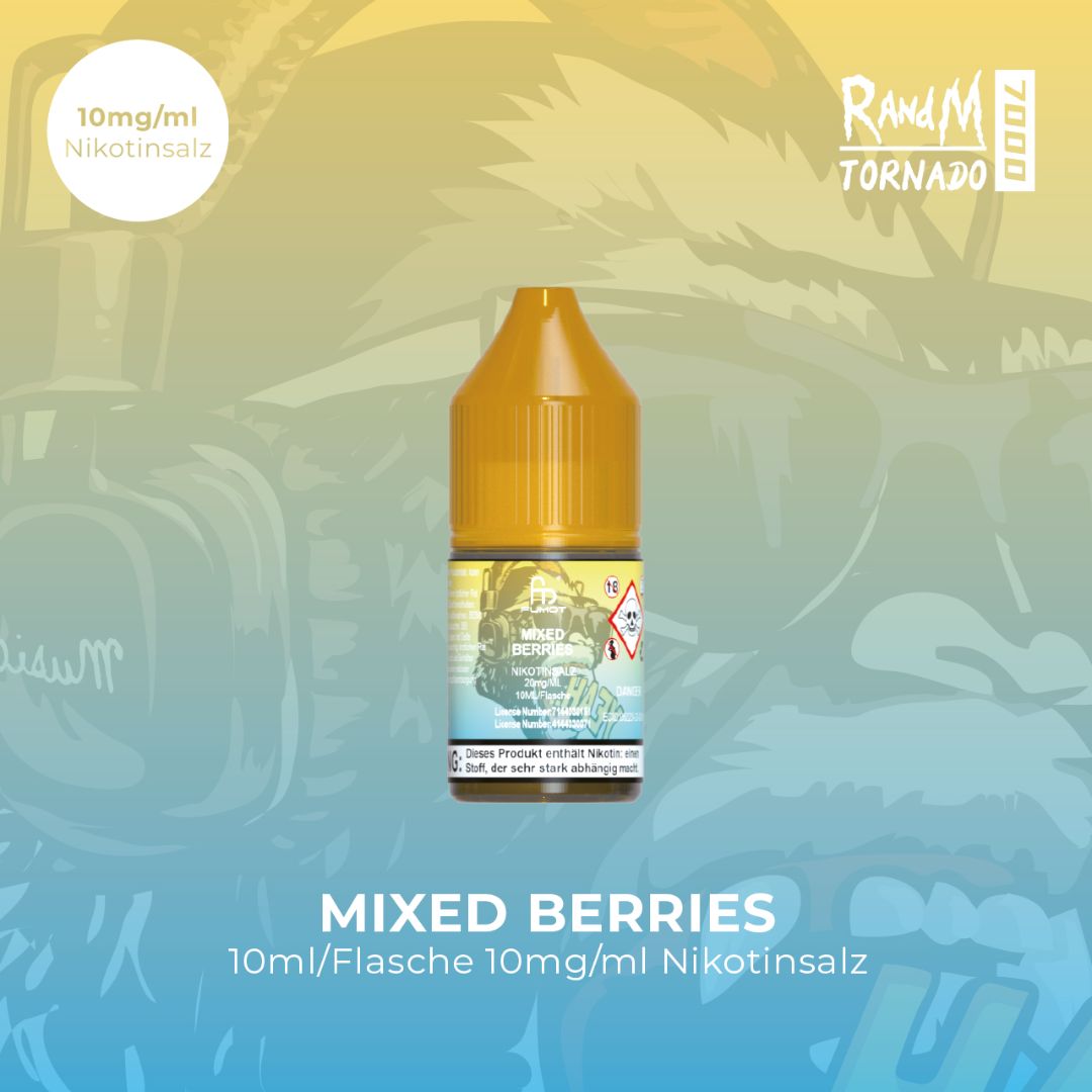 RandM Tornado 10mg-Mixed-Berries