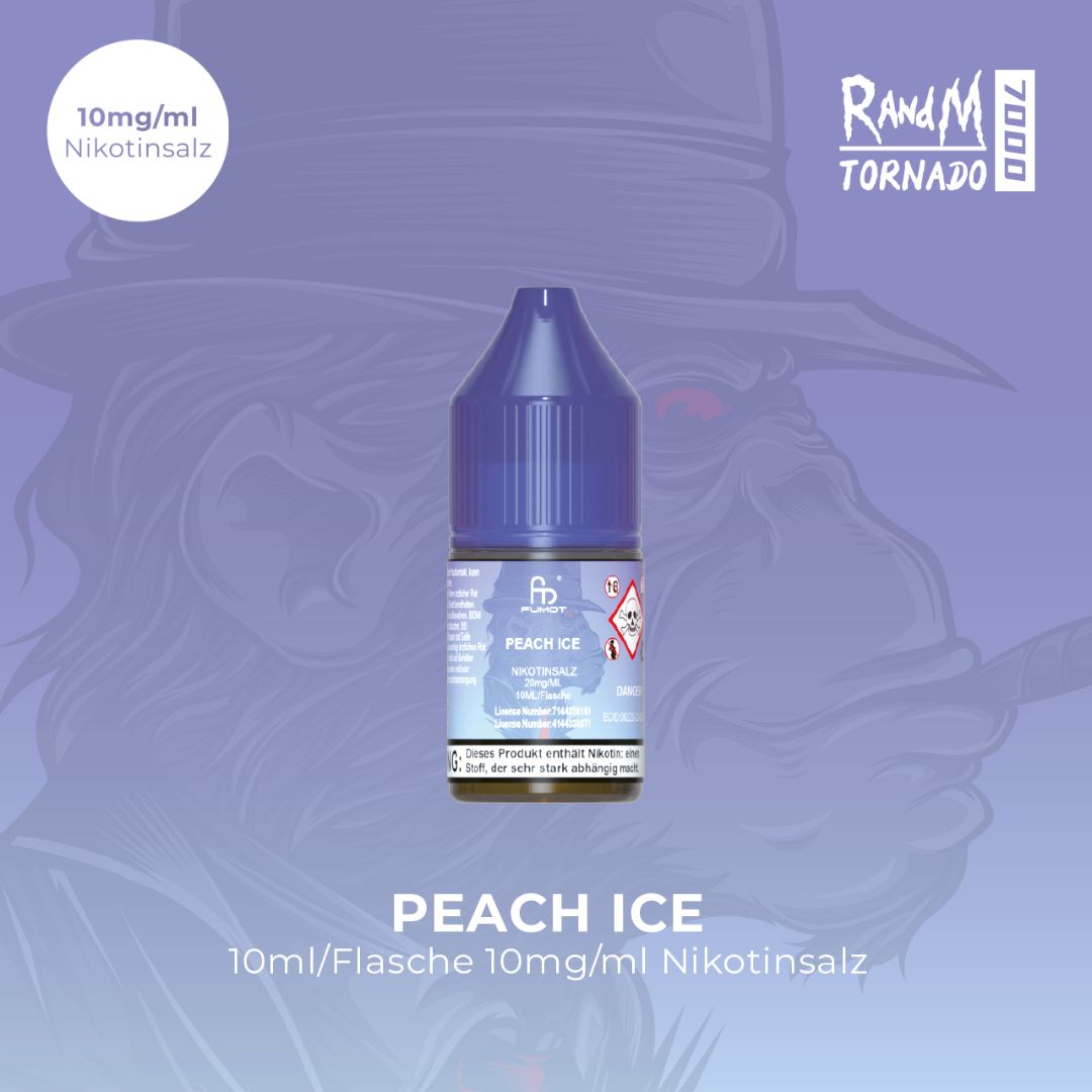 RandM Tornado 10mg-Peach-Ice