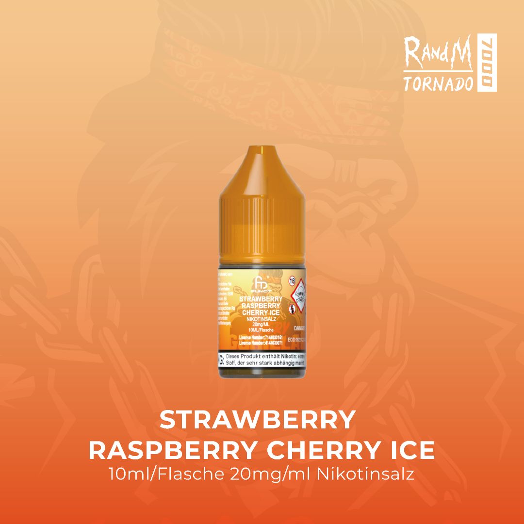 RandM Tornado 20mg- Strawberry-Raspberry-Cherry-Ice