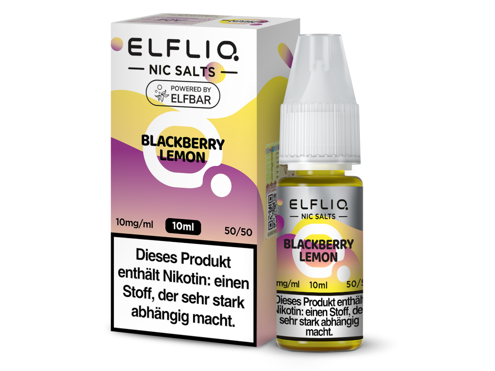 ELFLIQ - Blackberry Lemon - Nikotinsalz Liquid 10mg/ml