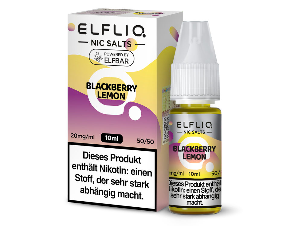 ELFLIQ - Blackberry Lemon - Nikotinsalz Liquid 20mg