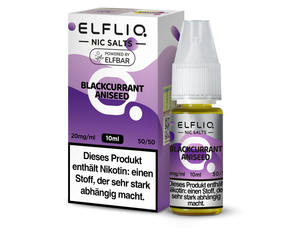 ELFLIQ - Blackcurrant Aniseed - Nikotinsalz Liquid 20mg