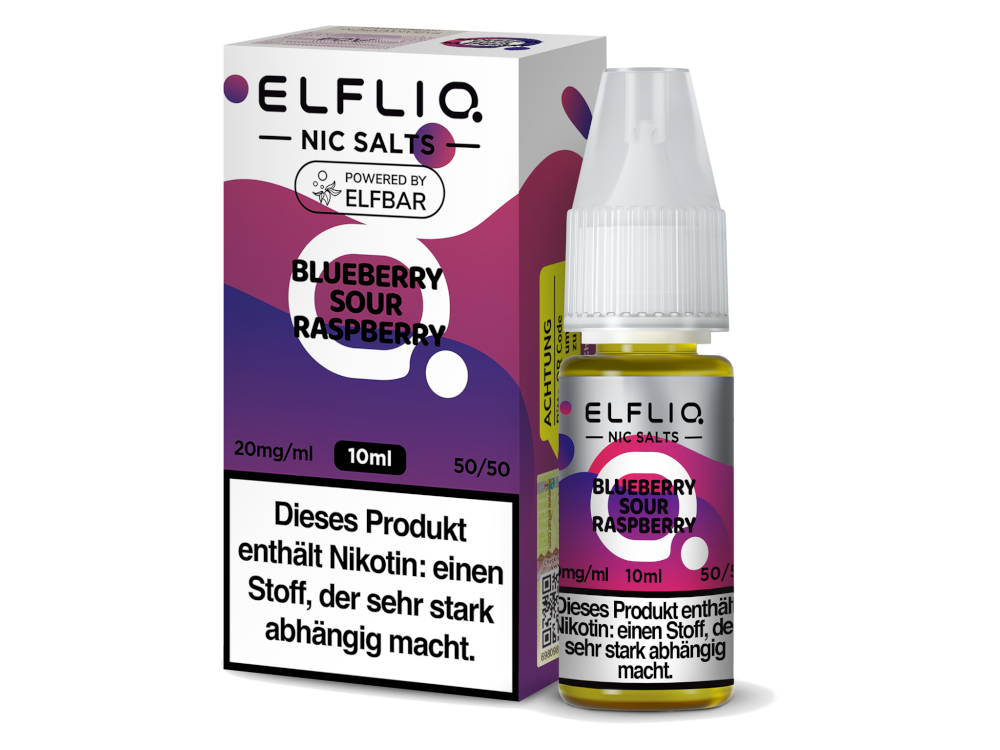 ELFLIQ - Blueberry Sour Raspberry - Nikotinsalz Liquid 20mg
