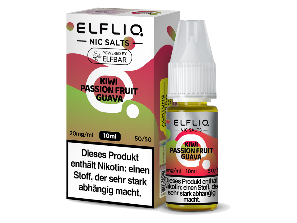 ELFLIQ - Kiwi Passion Fruit Guava - Nikotinsalz Liquid 20mg