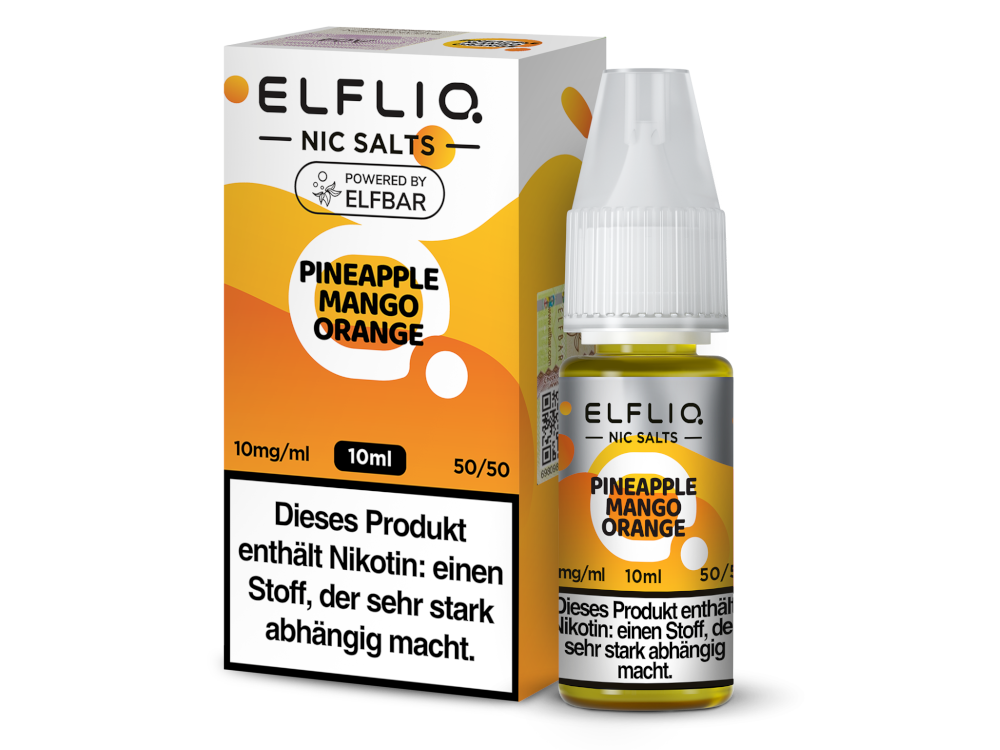 ELFLIQ - Pineapple Mango Orange - Nikotinsalz Liquid 10mg