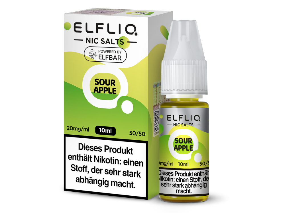 ELFLIQ - Sour Apple - Nikotinsalz Liquid 20mg
