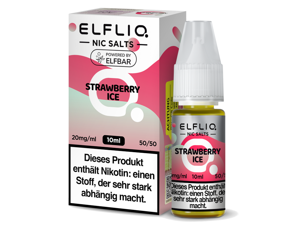 ELFLIQ - Strawberry Ice - Nikotinsalz Liquid 20mg