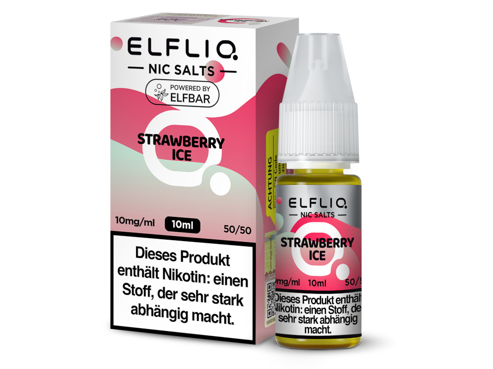 ELFLIQ - Strawberry Ice - Nikotinsalz Liquid 10mg