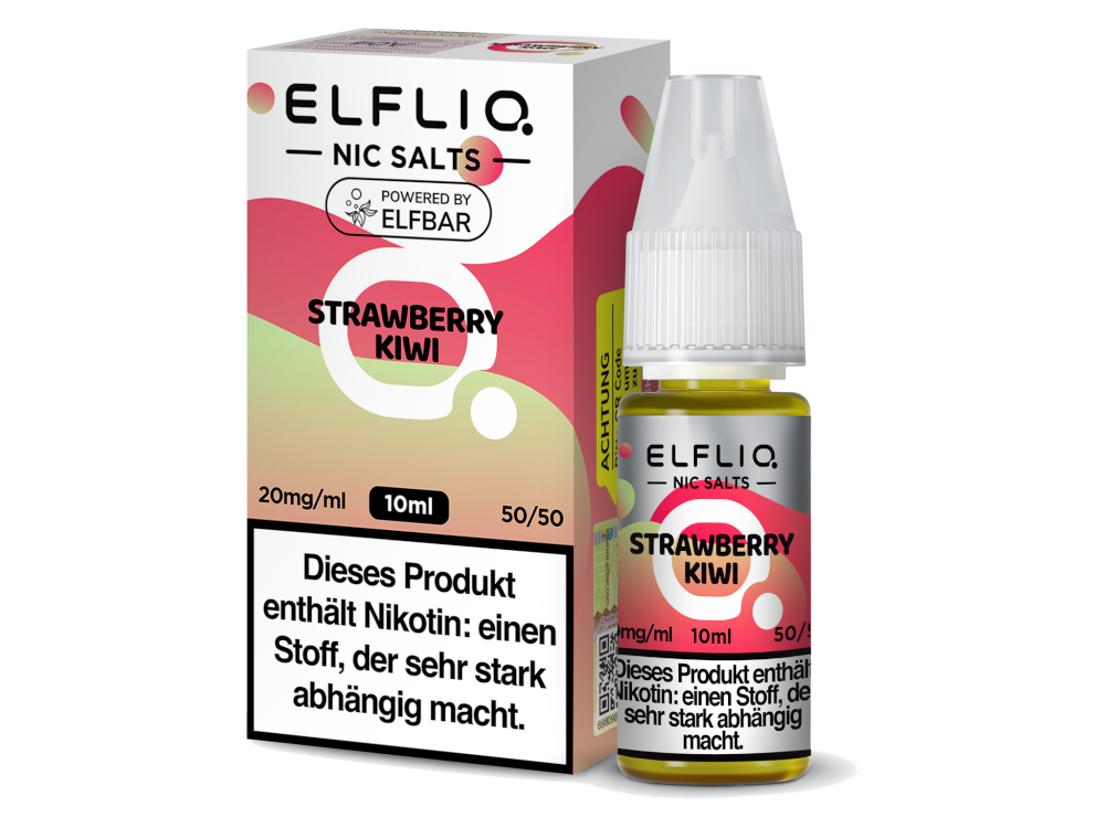 ELFLIQ - Strawberry Kiwi - Nikotinsalz Liquid 20mg
