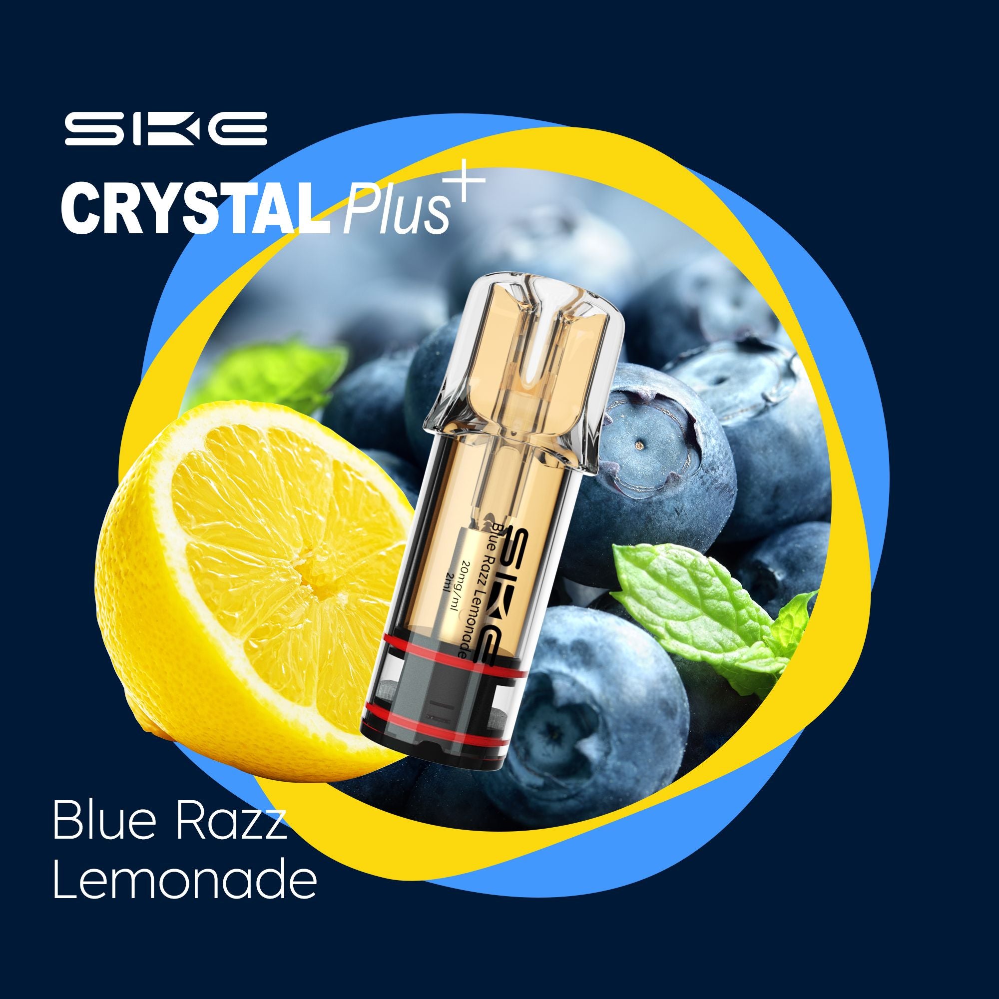 SKE Crystal Plus Pods Blue Razz Lemonade