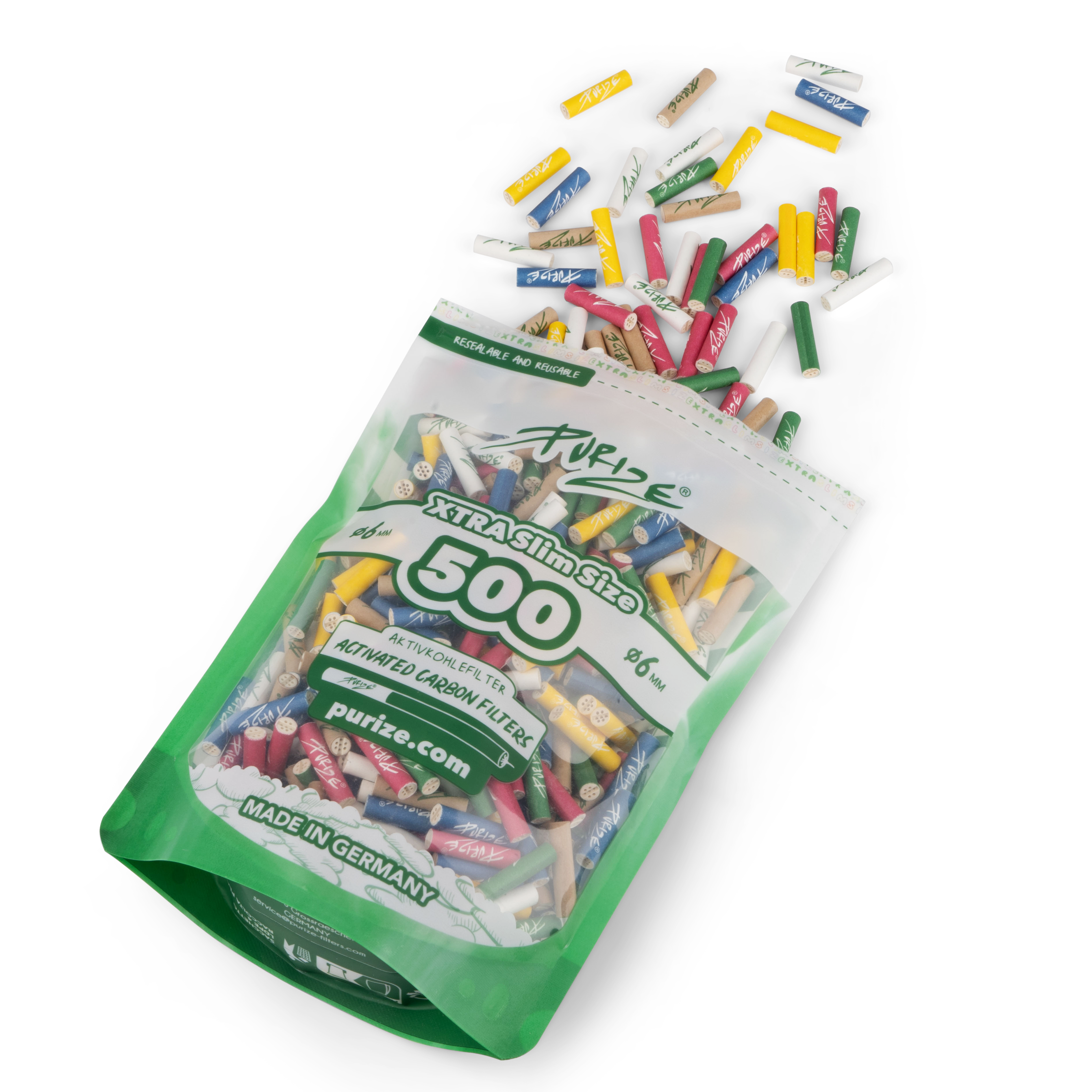PURIZE® Standbeutel I 500er XTRA Slim Size