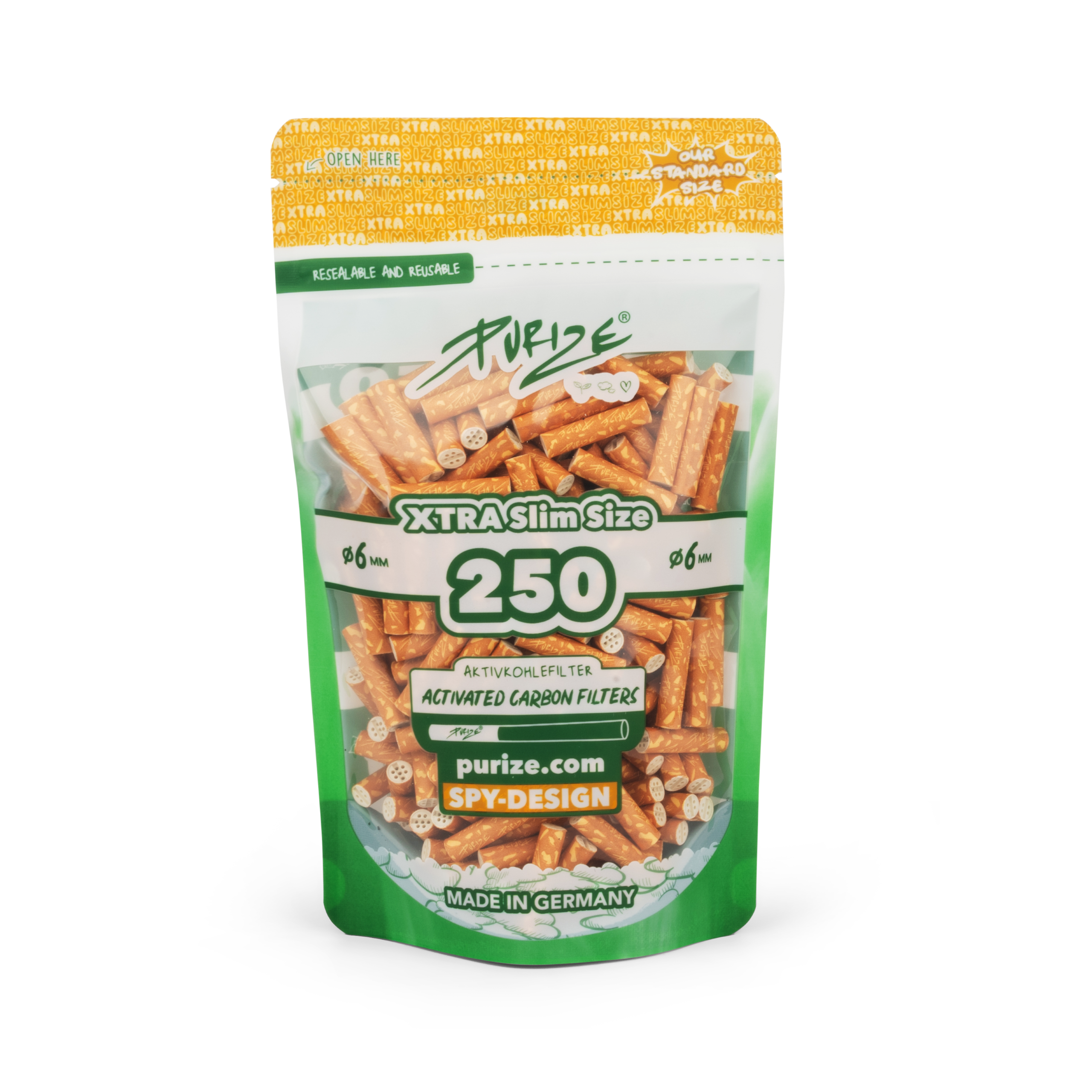 PURIZE® Standbeutel 250 XTRA Slim Size