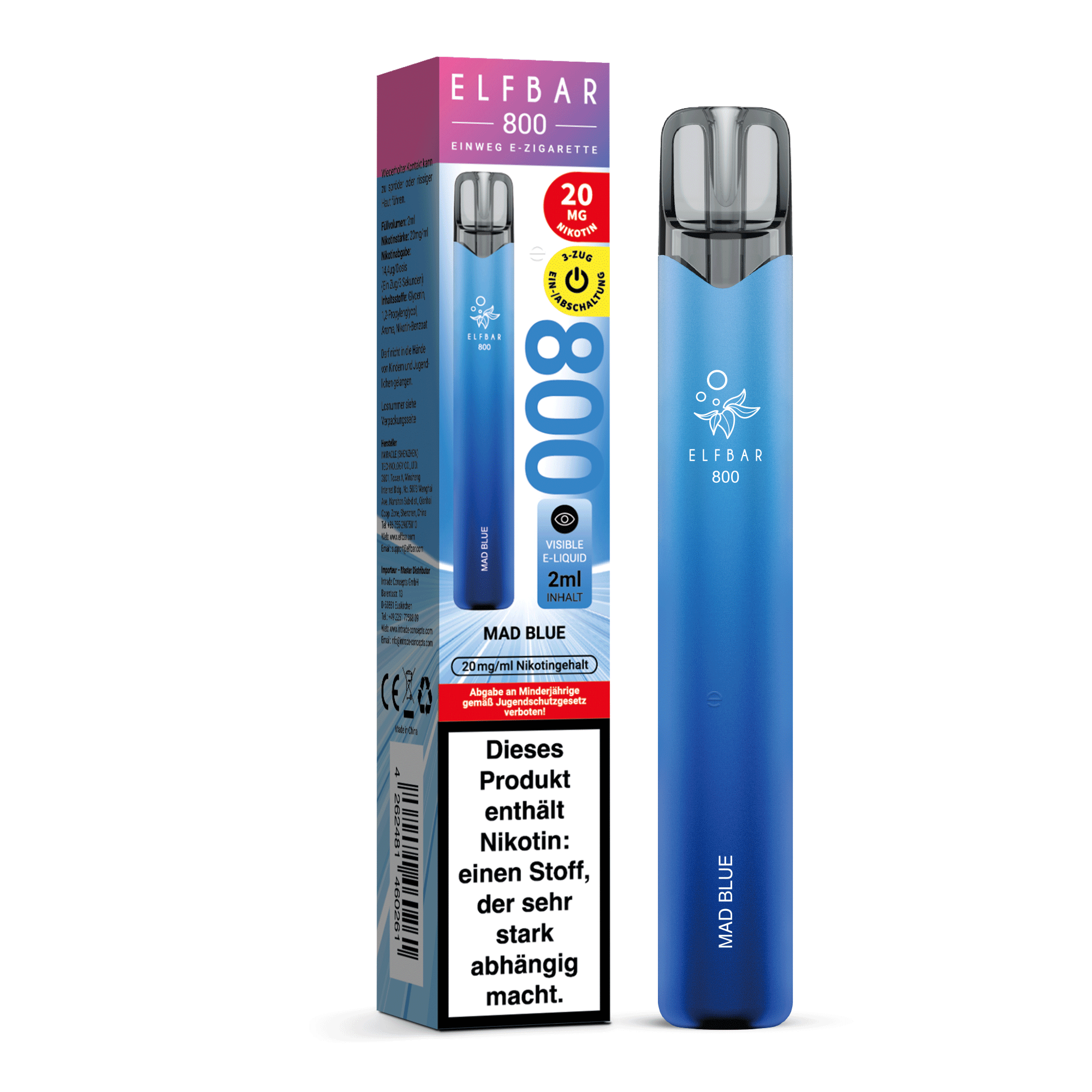 elfbar elfa master akku ELFBAR 800 Einweg E-Zigarette main image 1