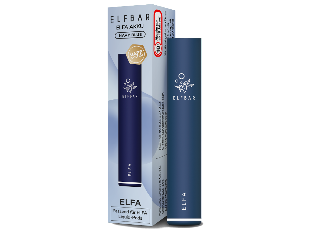 Elfbar Elfa Akku Aurora Navy Blue