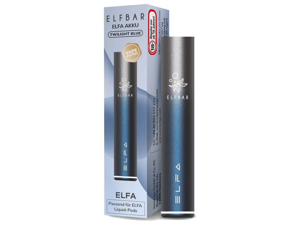Elfbar Elfa Akku Twilight Blue