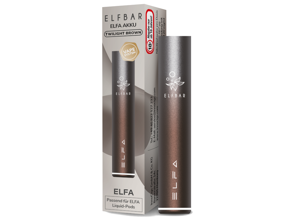 Elfbar Elfa Akku Twilight Brown