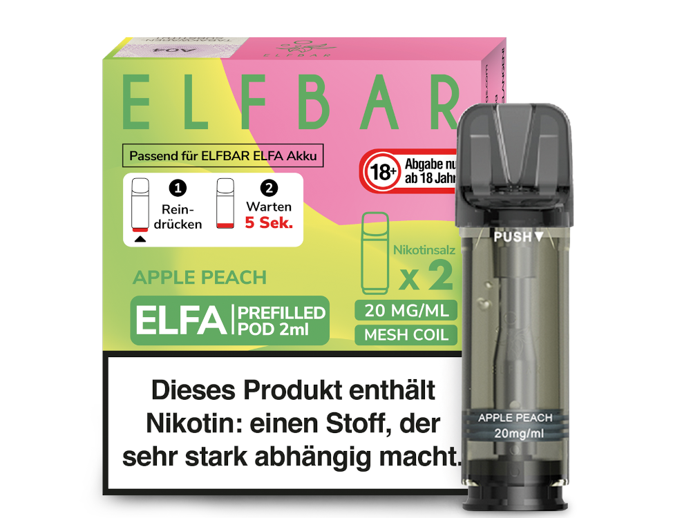 Elfbar Elfa Pods Apple Peach 20mg