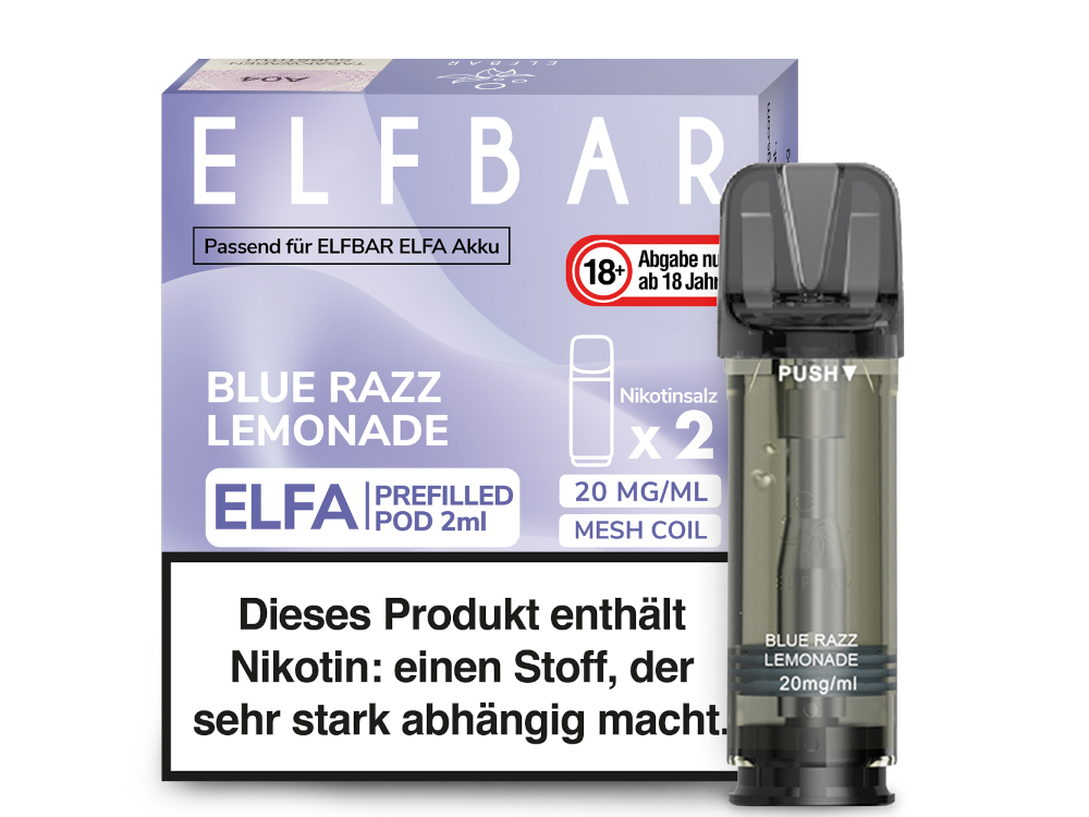 Elfbar Elfa Pods Blue Razz Lemonade 20mg