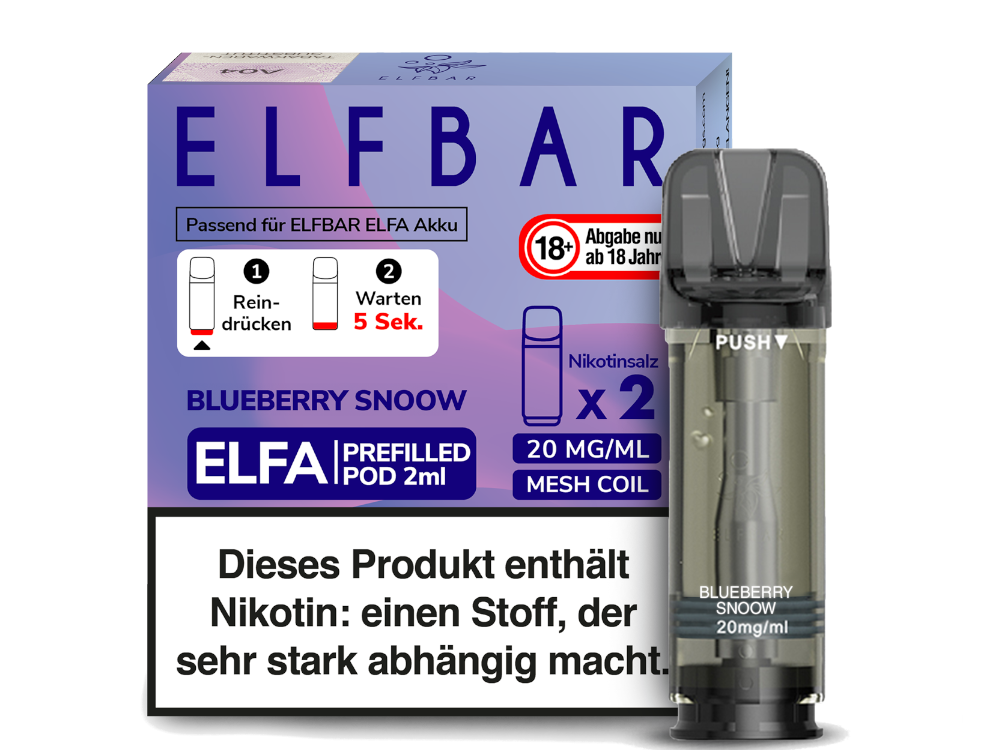 Elfbar Elfa Pods Blueberry Snoow 20mg