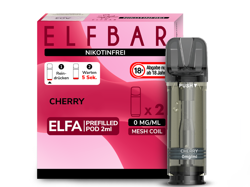 Elfbar Elfa Pods Cherry nikotinfrei 0mg