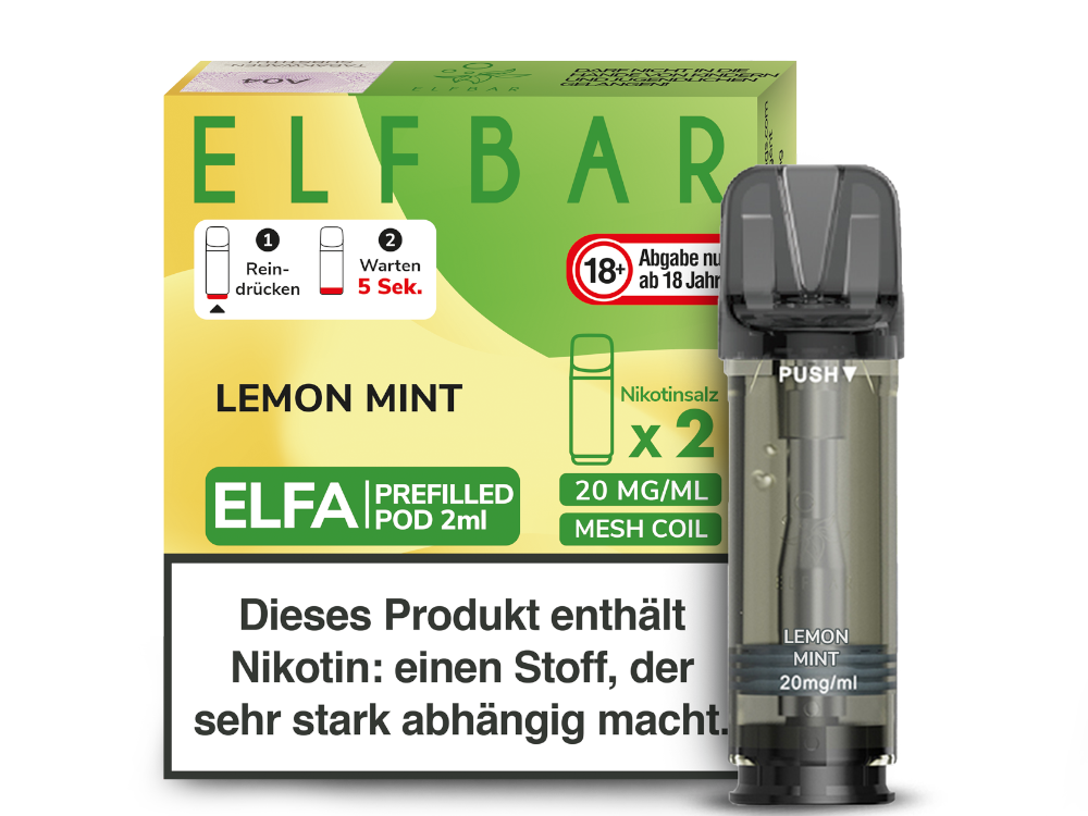 Elfbar Elfa Pods Lemon Mint 20mg