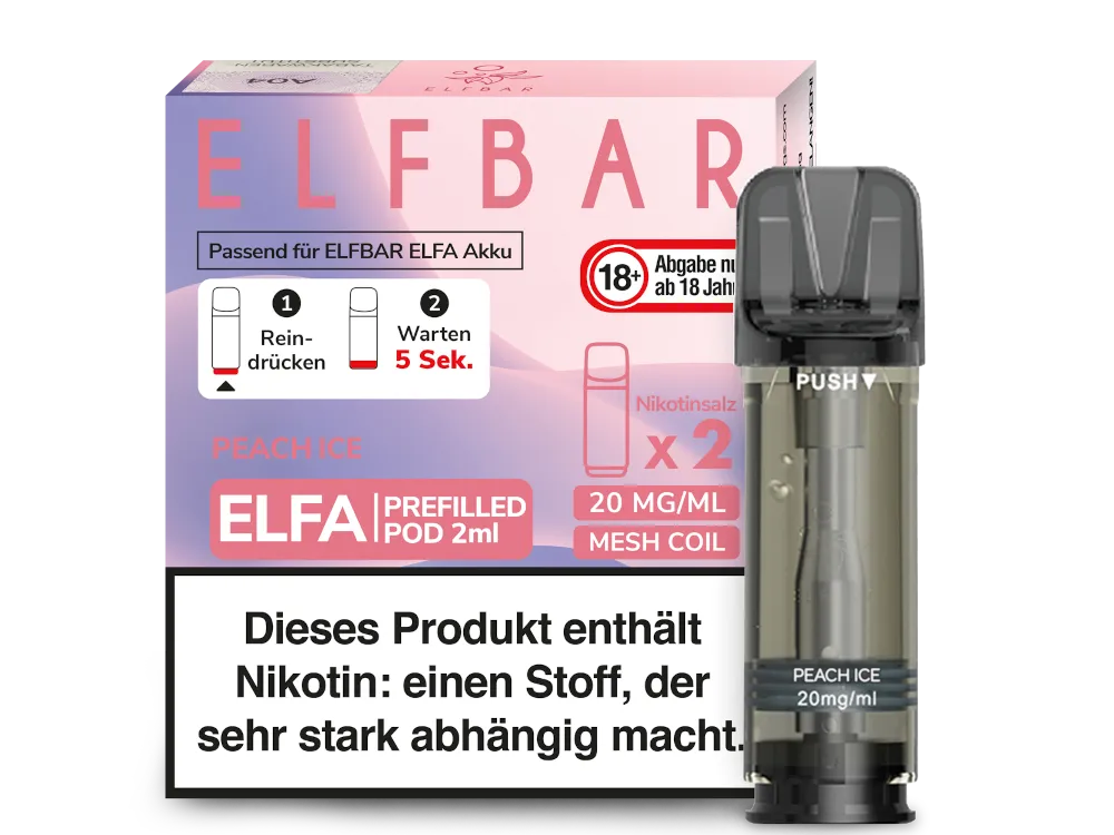 ElfBar Elfa Pods Peach Ice 20mg