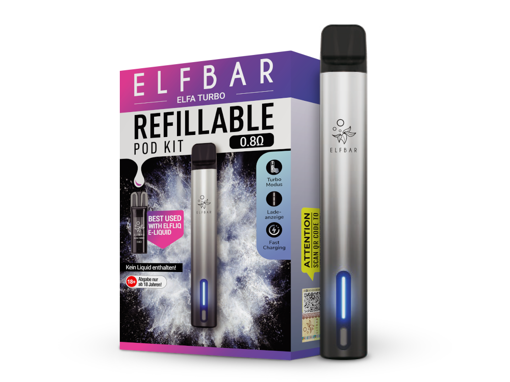 Elfbar Elfa Turbo Aurora Black