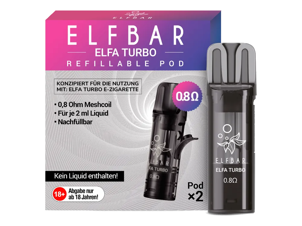 Elfbar Elfa Turbo Pod (2 Stück pro Packung)