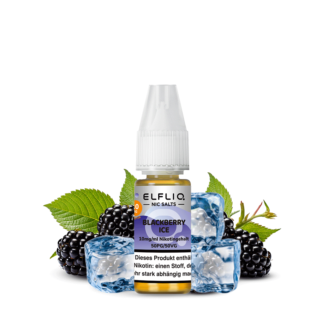 ELFLIQ - Blackberry Ice - Nikotinsalz Liquid 10mg