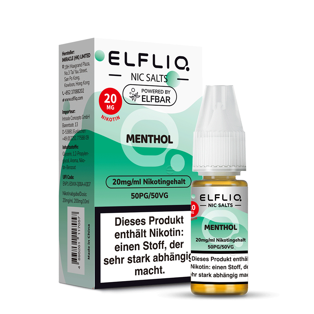 ELFLIQ - Menthol - Nikotinsalz Liquid 20mg