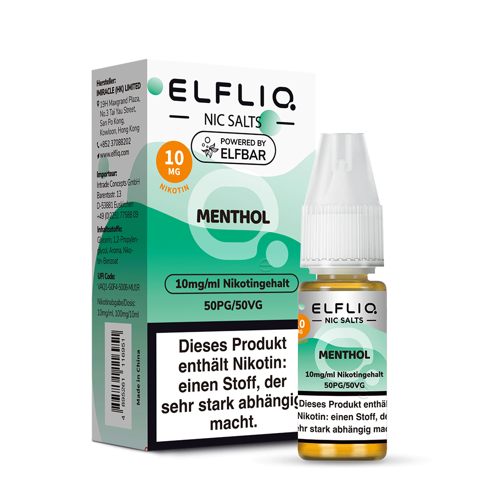 ELFLIQ - Menthol - Nikotinsalz Liquid 10mg