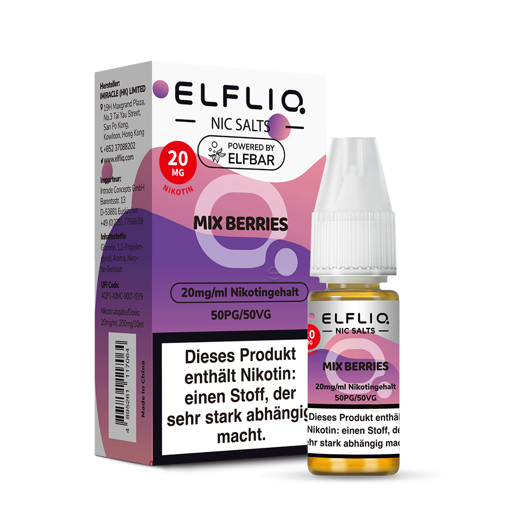 ELFLIQ - Mix Berries - Nikotinsalz Liquid 20mg