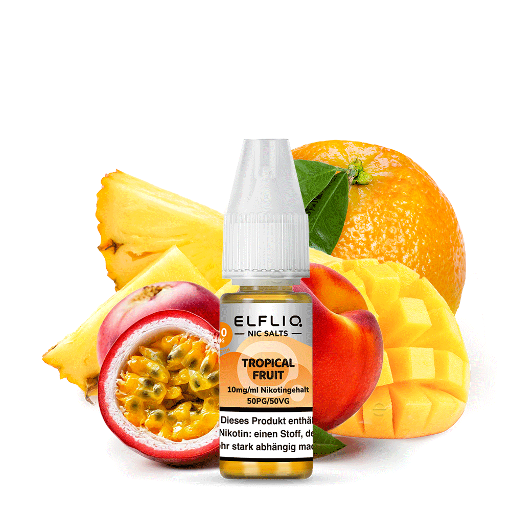 ELFLIQ - Tropical Fruit - Nikotinsalz Liquid 10mg