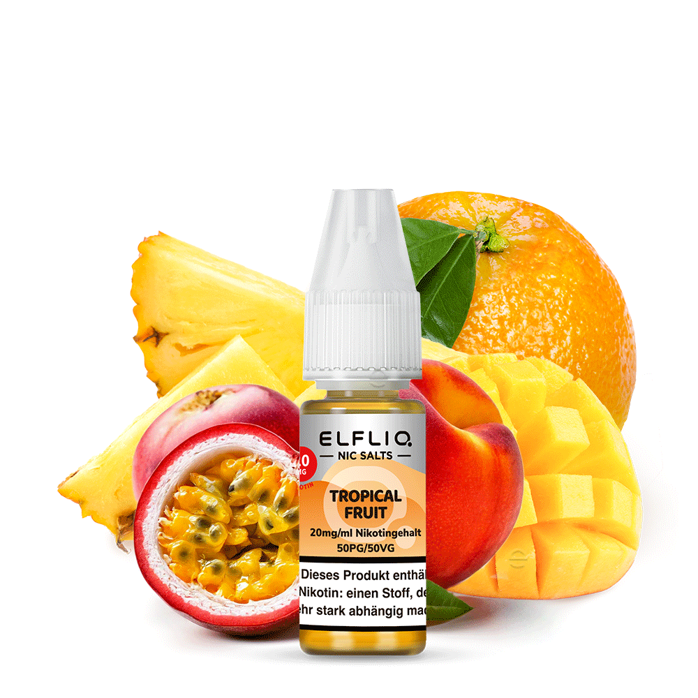 ELFLIQ - Tropical Fruit - Nikotinsalz Liquid 20mg