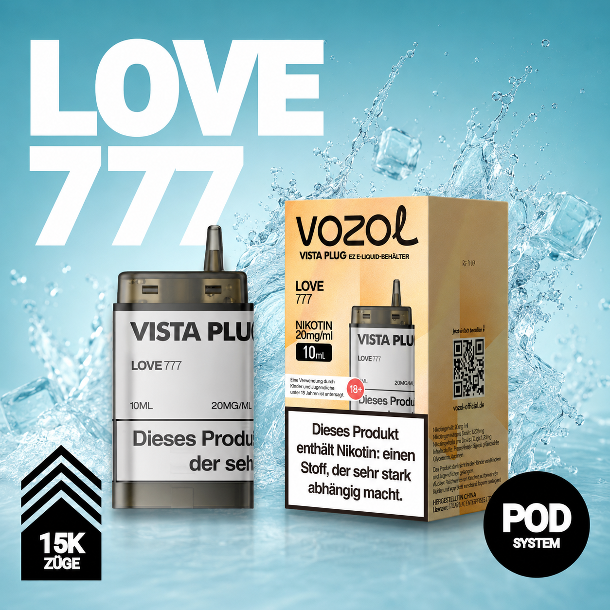 Vozol Vista 15k Plug EZ Pod