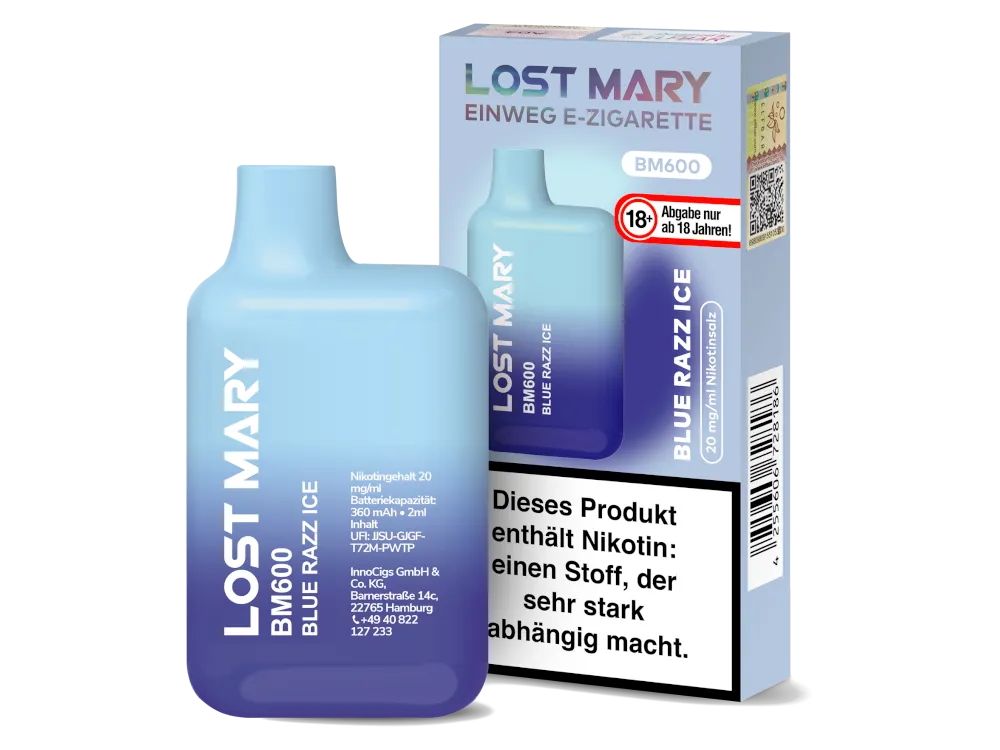 Lost Mary BM 600 Blue Razz Ice