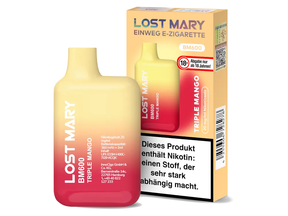 Lost Mary BM 600 Triple Mango