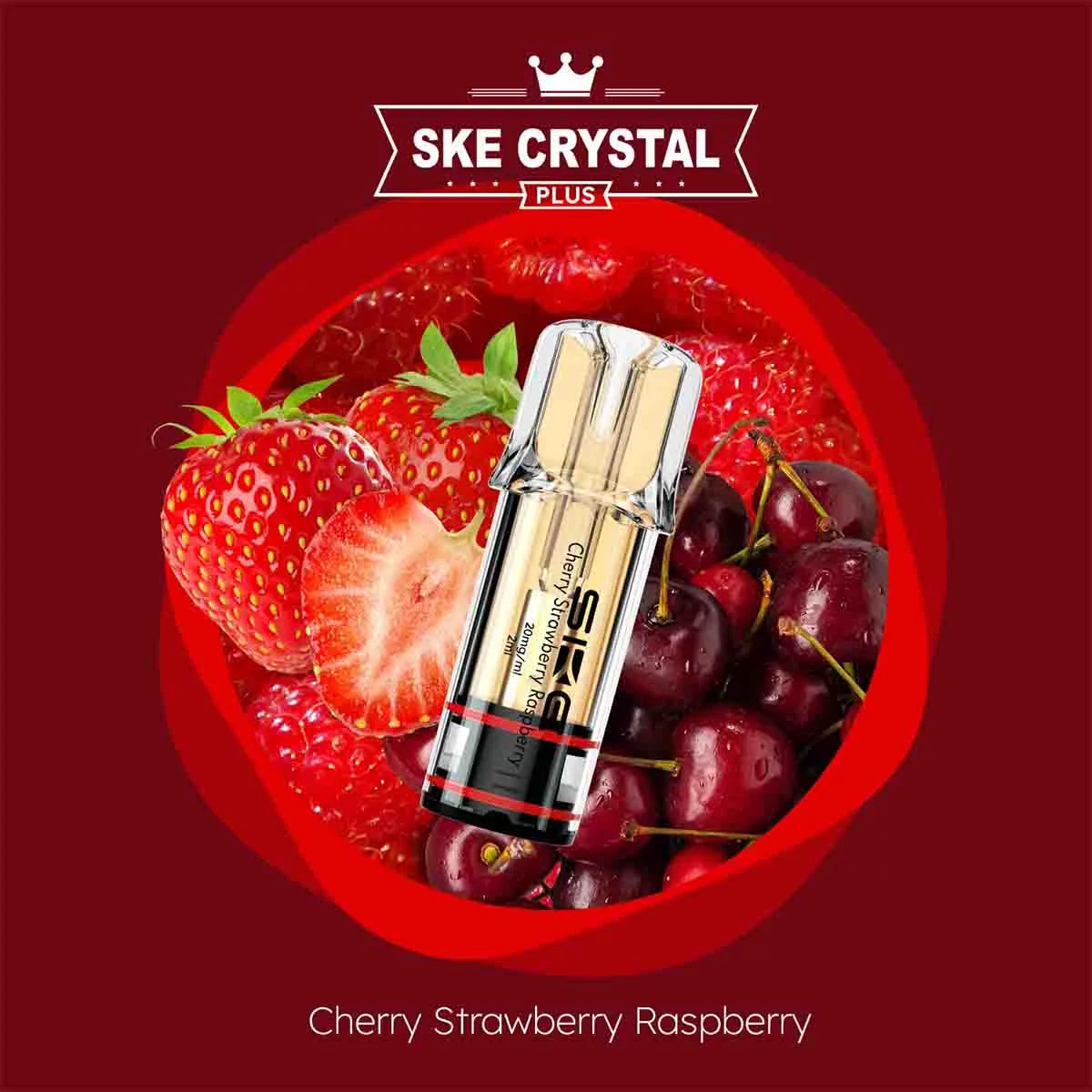 SKE Crystal Plus Pods Cherry Strawberry Raspberry