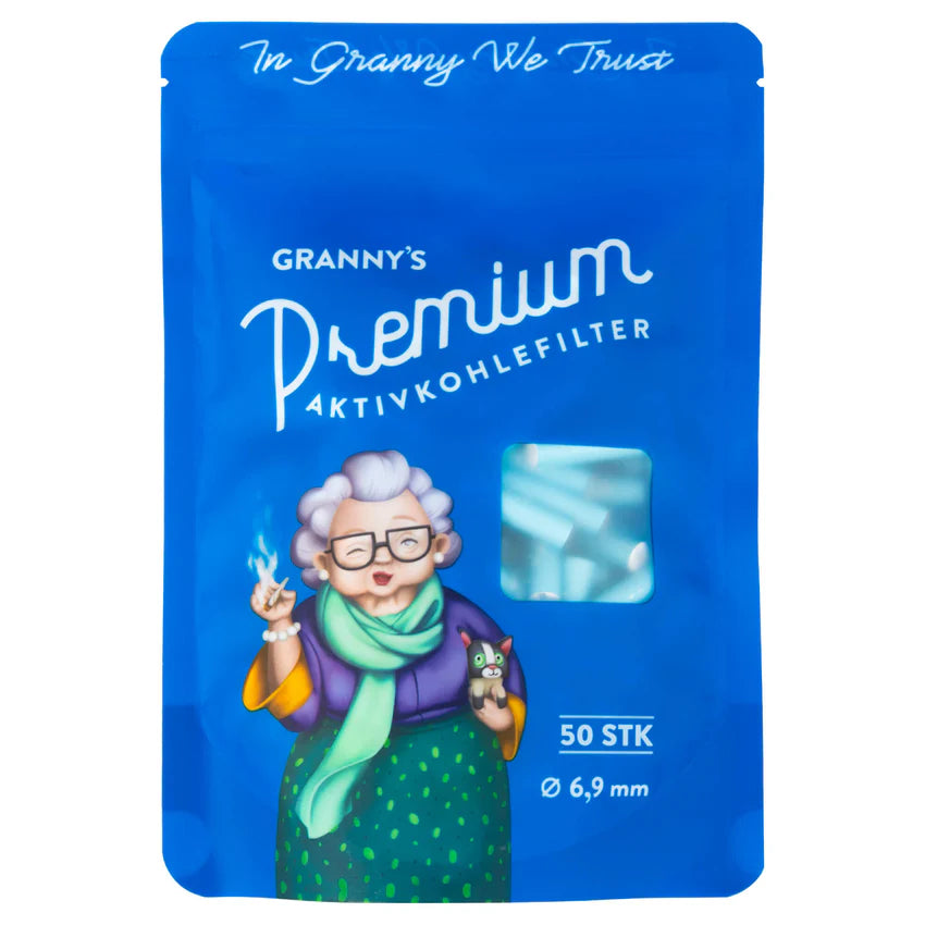 GRANNYS Weed Premium Aktivkohlefilter 6,9 mm – 50 Stück
