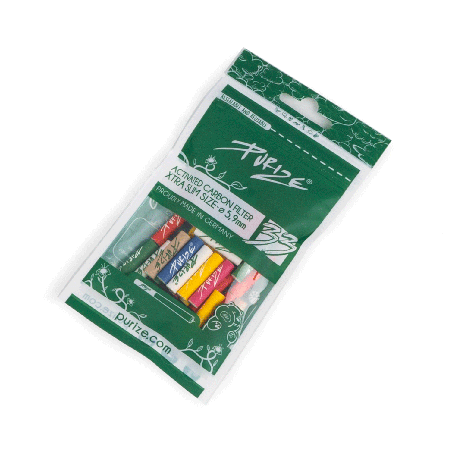 PURIZE® XTRA Slim Size Multicolor, ø 5,9mm, 33er Packung