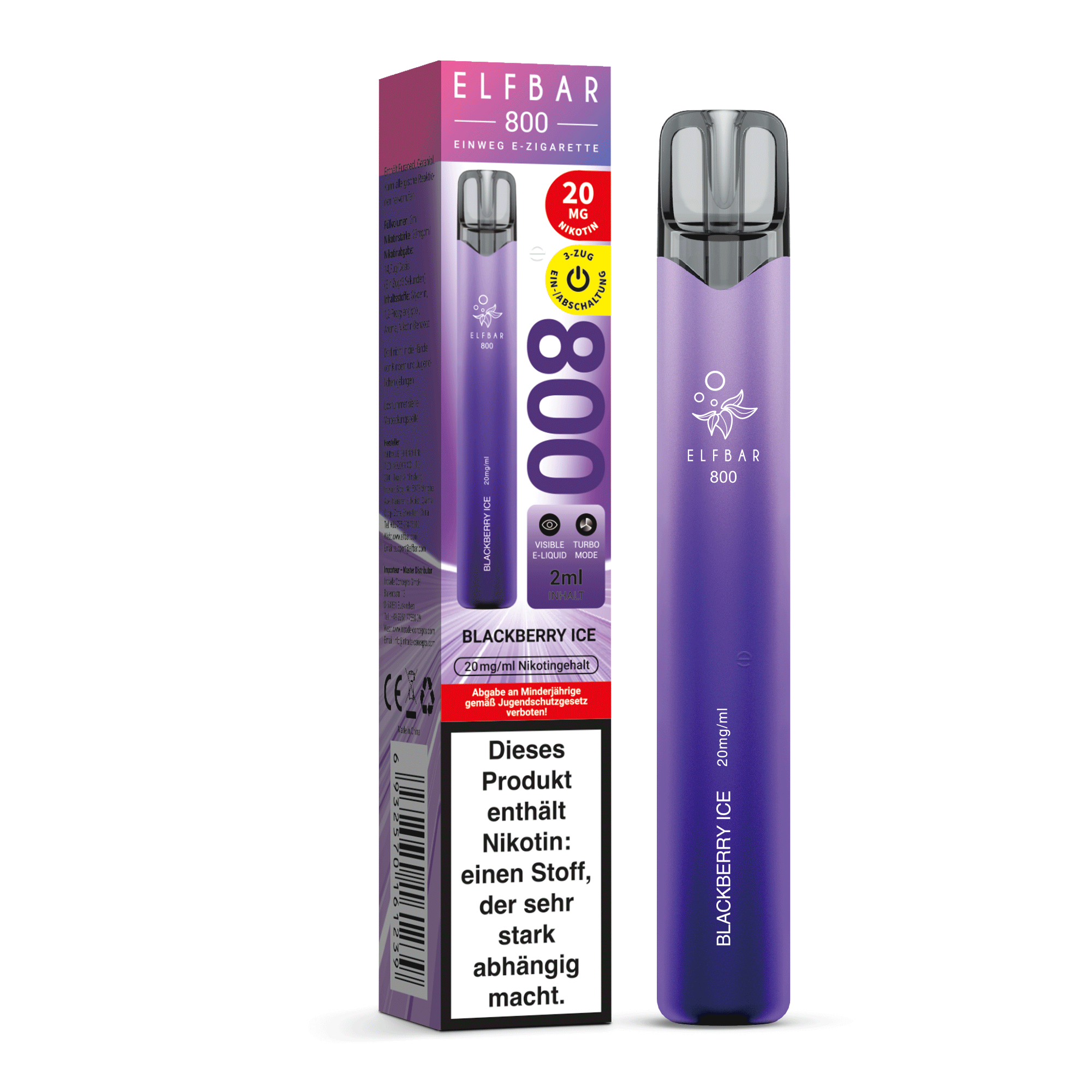 Elfbar 800 Blackberry Ice