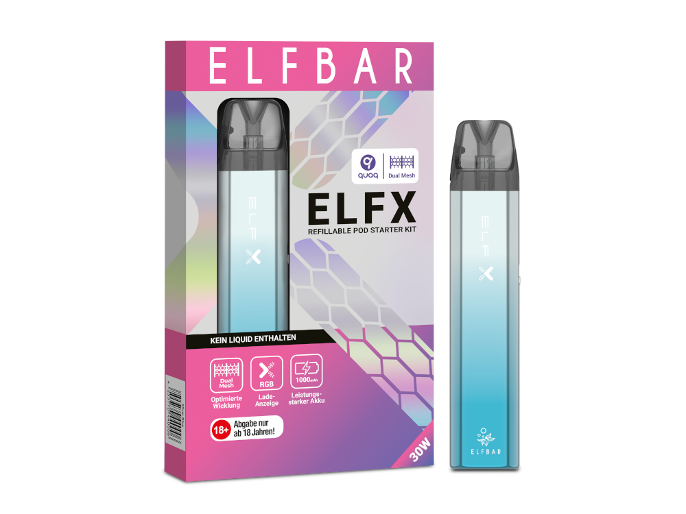 Elfbar Elfx Kit Silver Blue