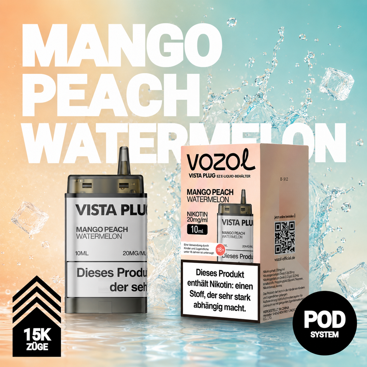 Vozol Vista 15k Plug EZ Pod