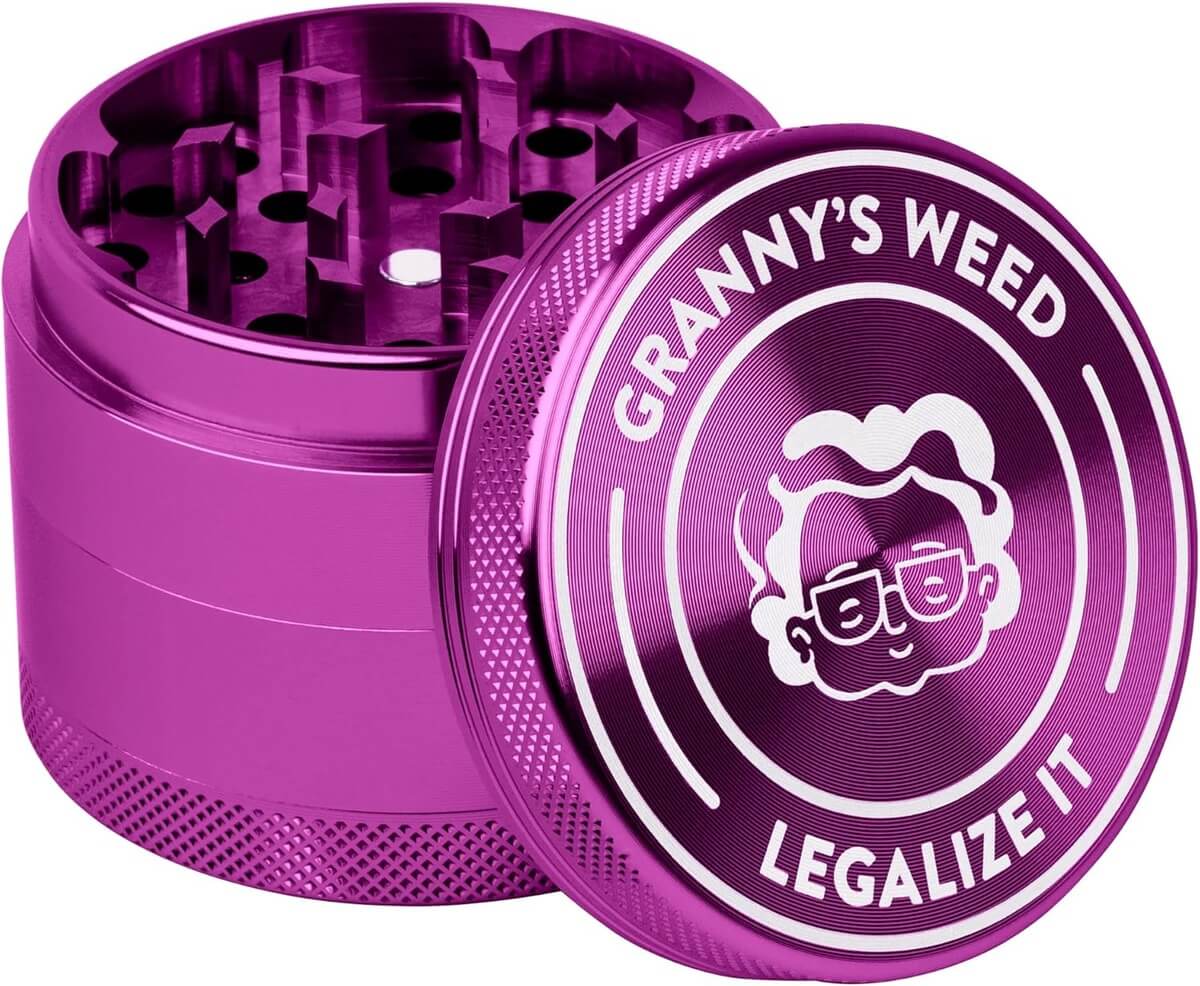 Grannys Weed Aluminium Grinder (5 Farben)